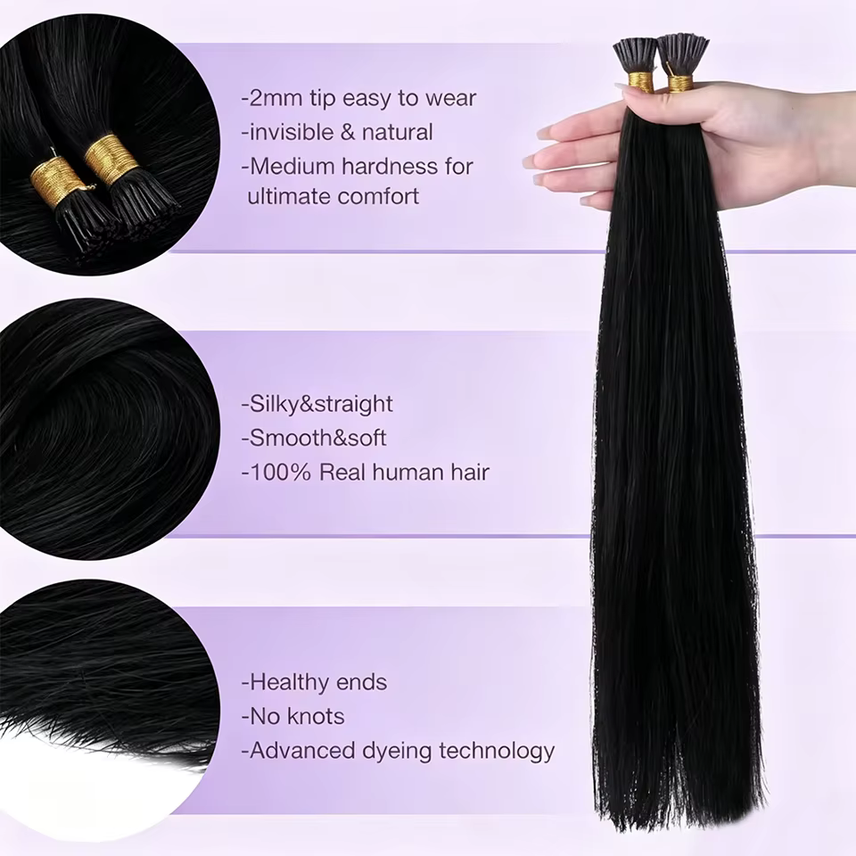 Extensions de cheveux humains I-Tip