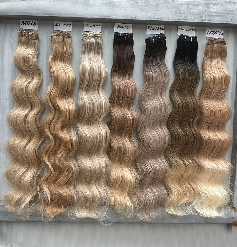 Magicae 30 pouces 200g/pièce Extension de cheveux synthétiques haute température ondulés gris