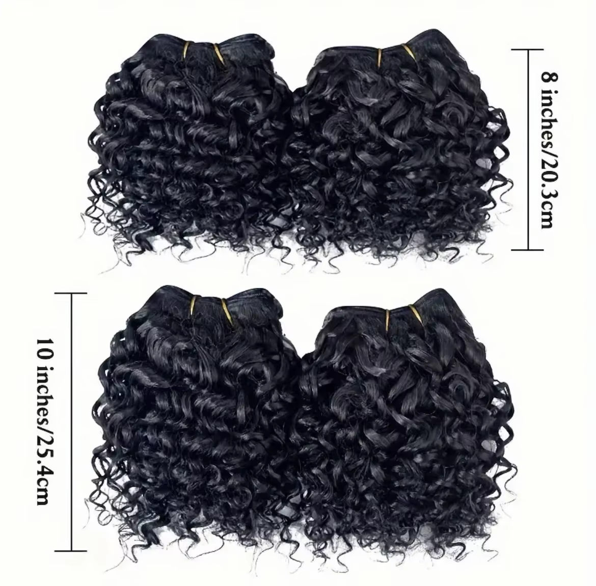 Extensions de cheveux synthétiques Jerry Curly