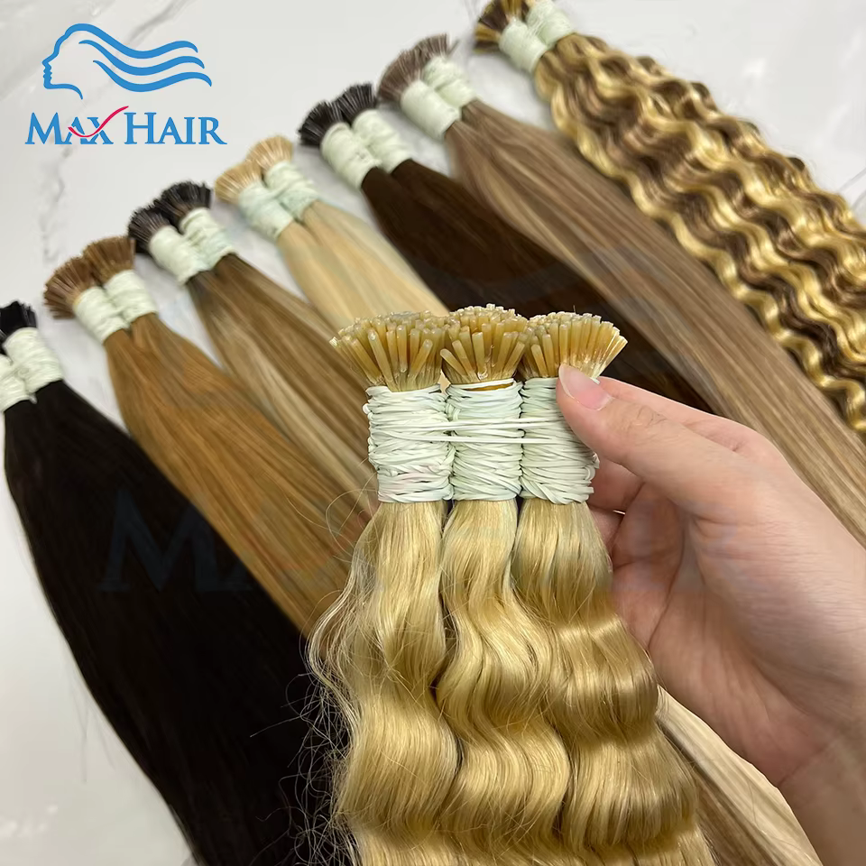 Extensions de cheveux à la kératine I Tip naturel réel humain