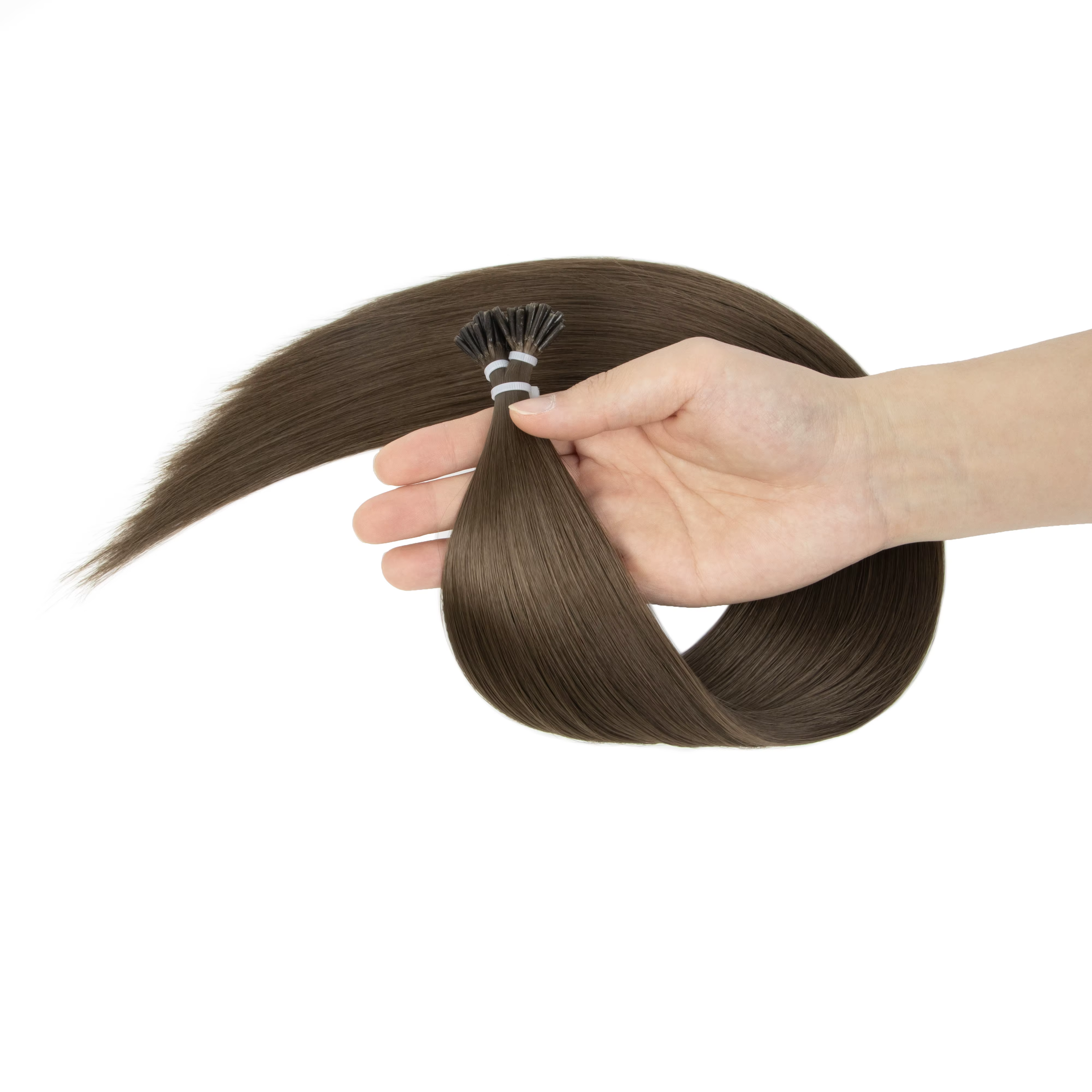 Extensions de cheveux synthétiques à pointe droite