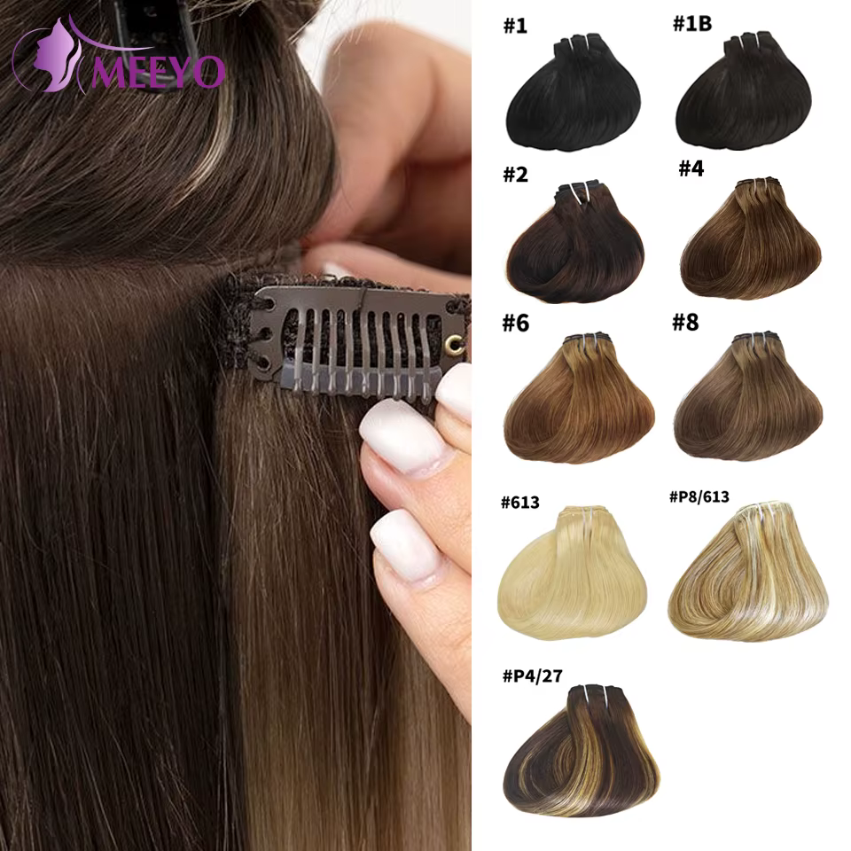 Extensions de cheveux à clipser