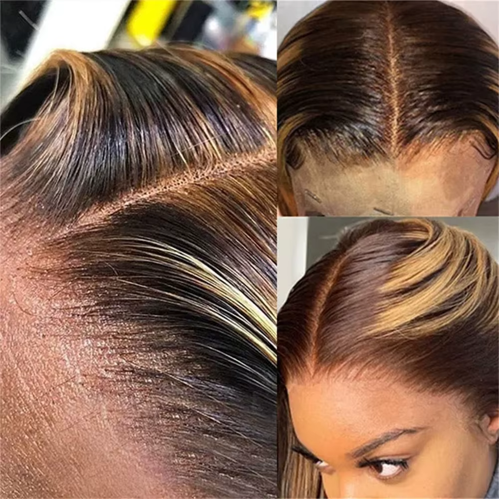 Mèches naturelles Body Wave à reflets