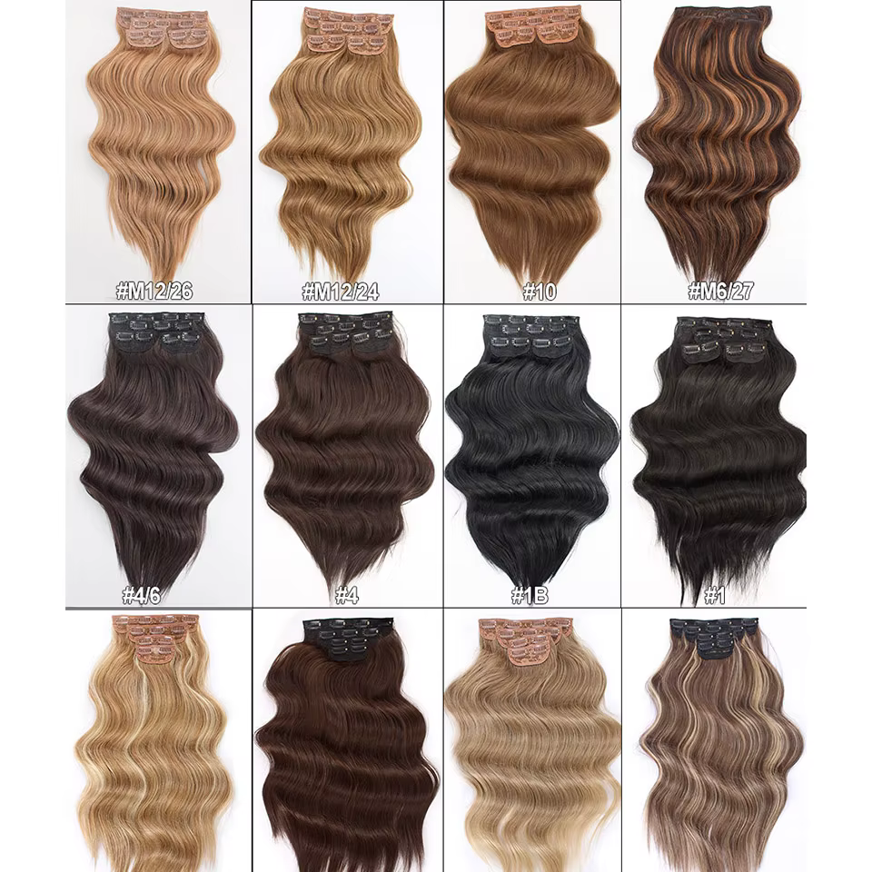 Extensions capillaires synthétiques ondulées Bio ombrées