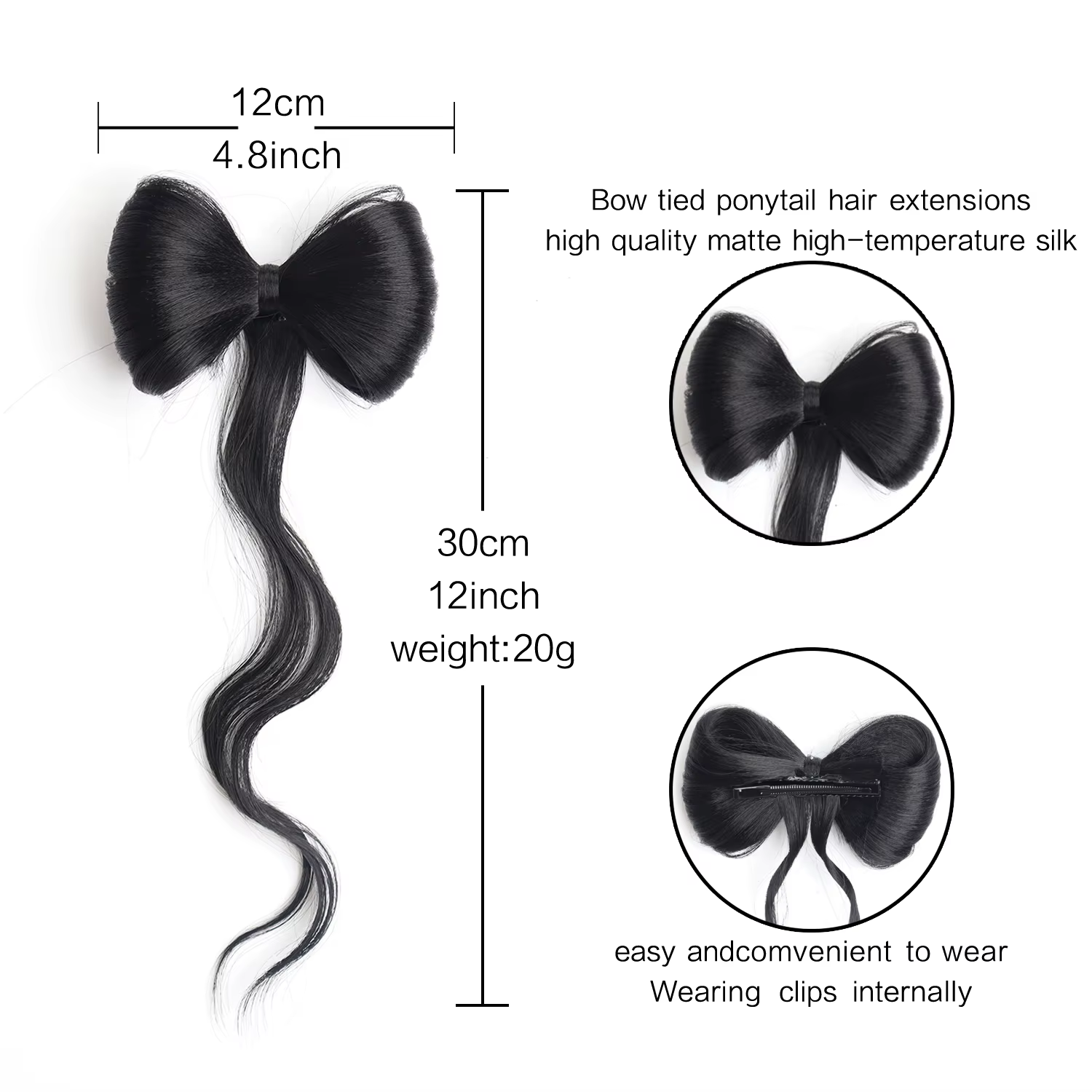 Chignon à nœud papillon