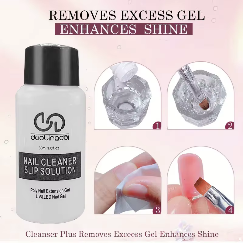 8 pièces/ensemble Poly Extension Gel ensemble Nail Art Polygels Kit clair blanc couleur ongles UV Gel pointe forme acrylique ongles Gel tranche brosse Kit