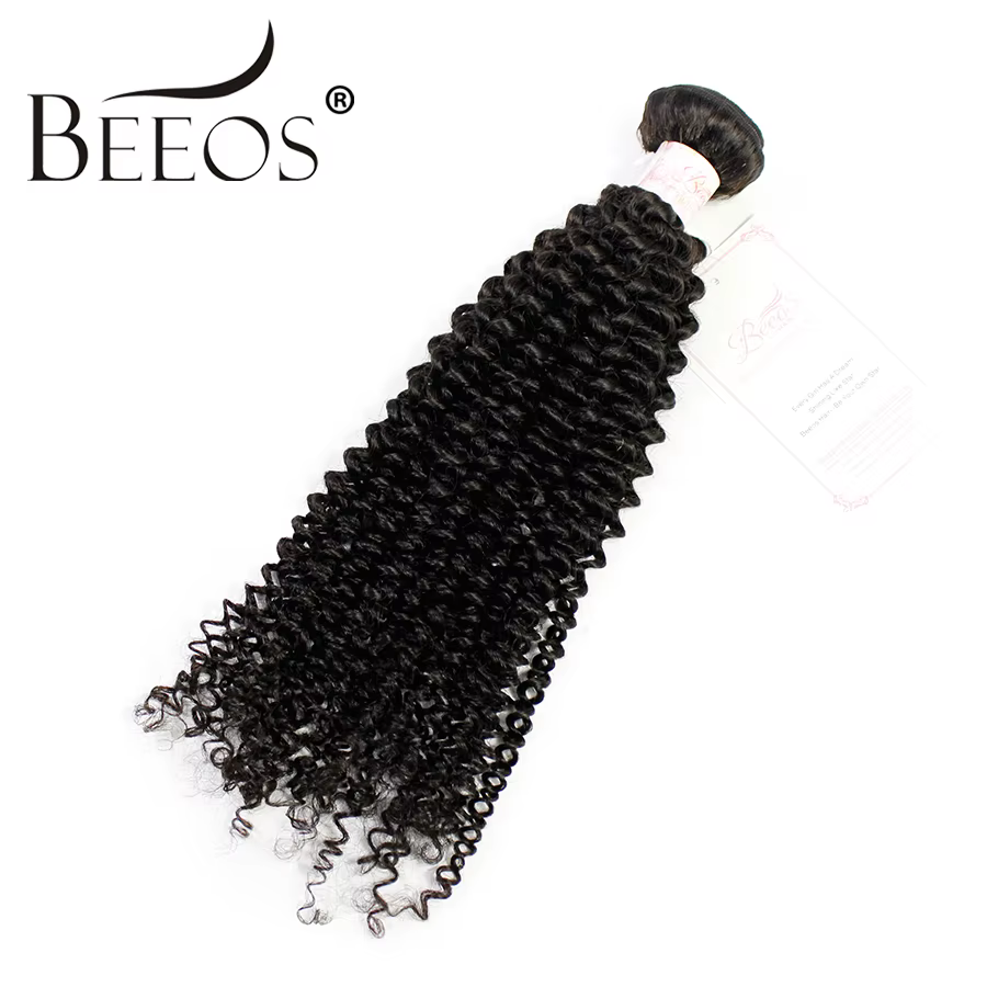 Bundles de cheveux bouclés crépus