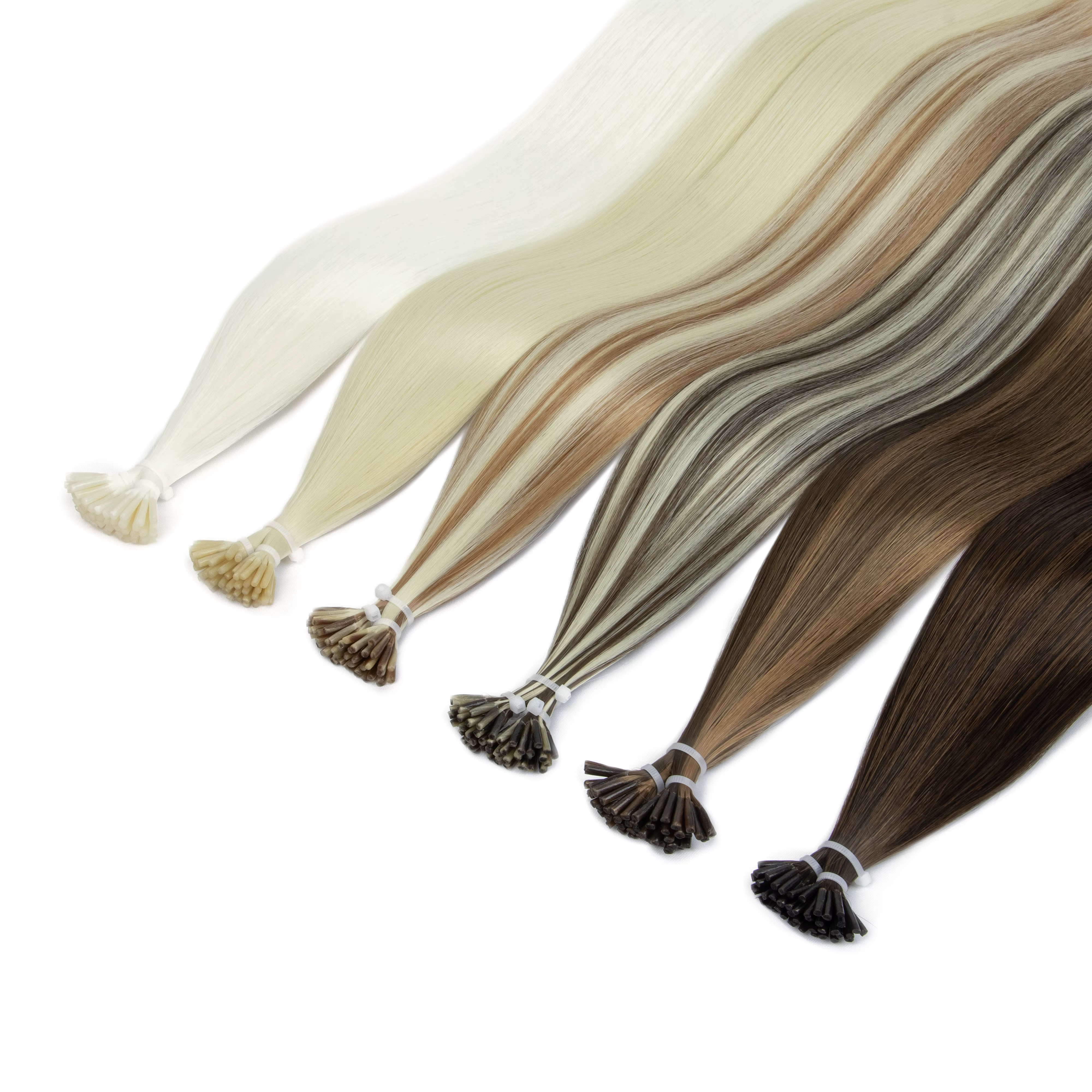 Extensions de cheveux synthétiques à pointe droite