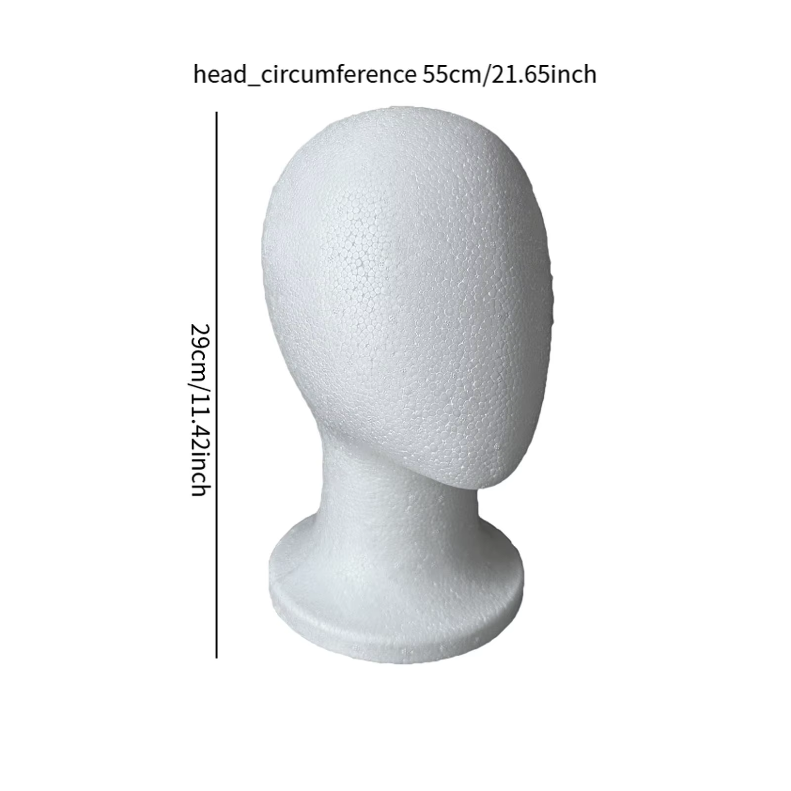 Tête de Mannequin en mousse pour femme