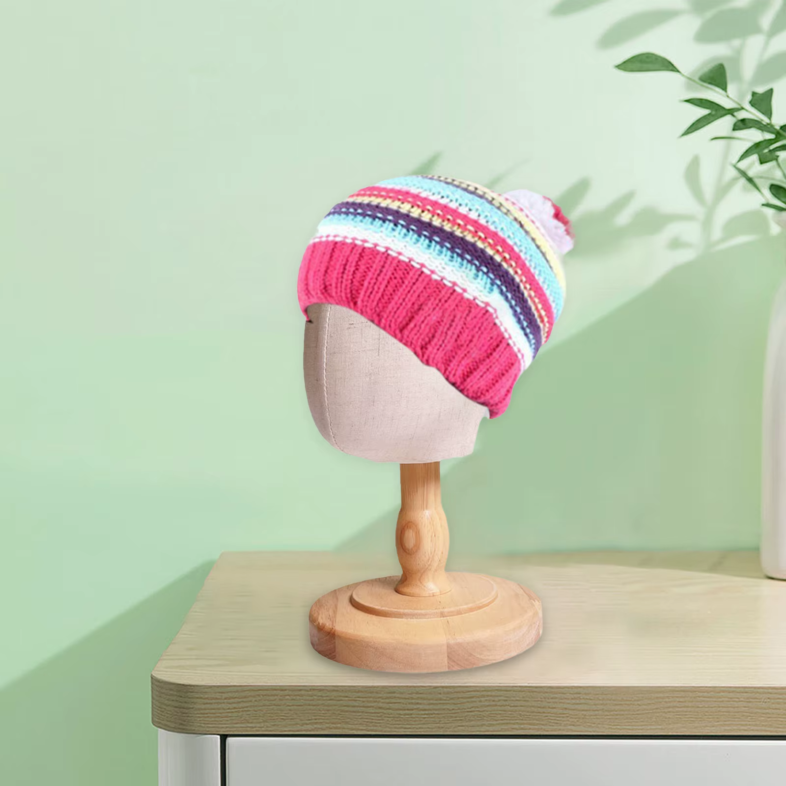 Support de perruque pour enfants avec poignées