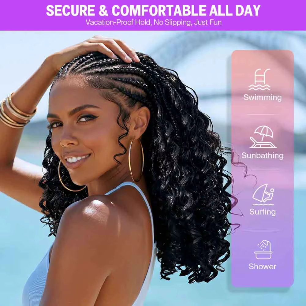 Extensions de cheveux humains bouclés Mégalook Burmese Curly au crochet