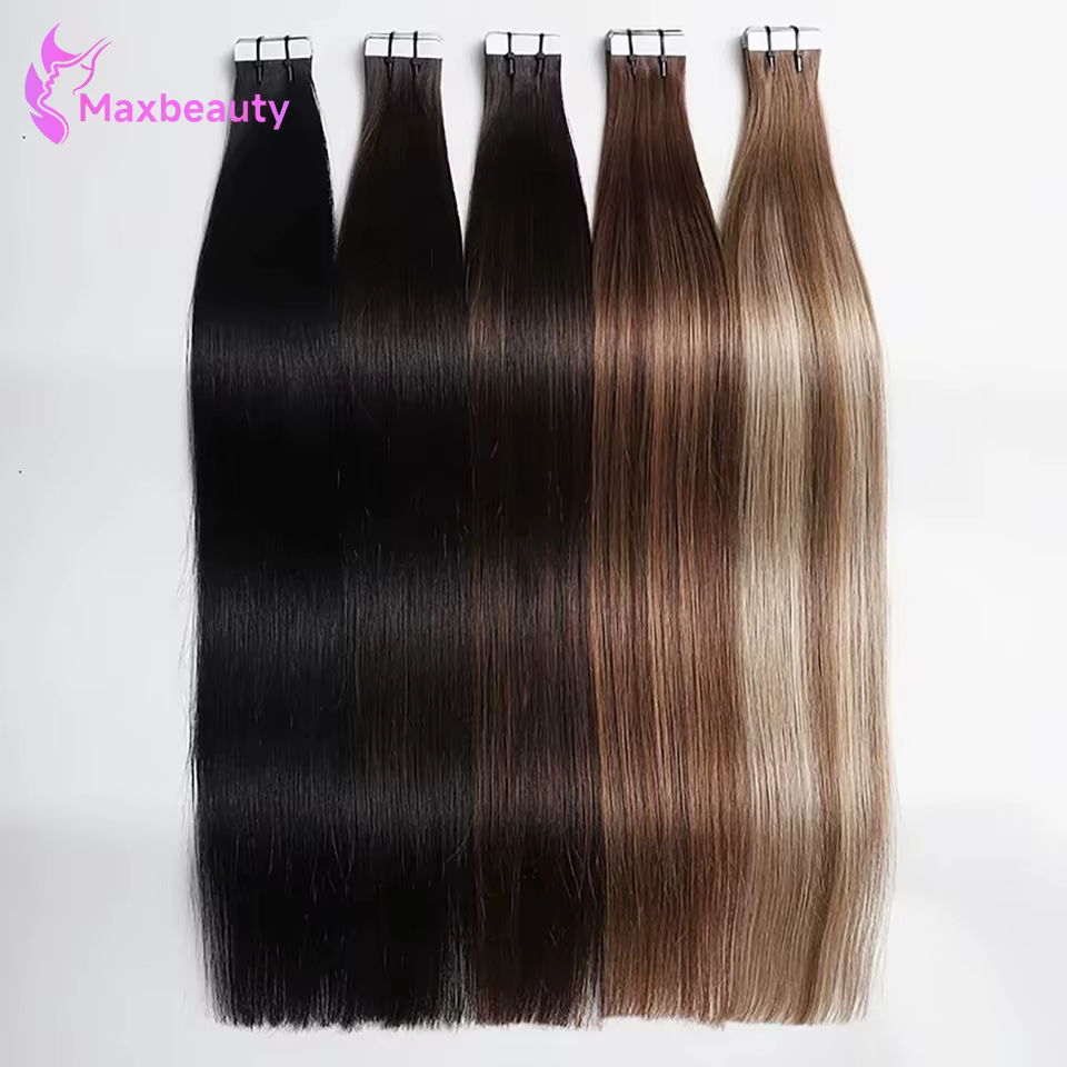Extensions de cheveux à bandes adhésives