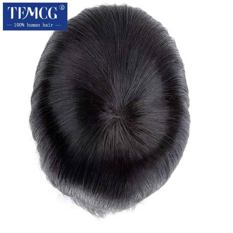 Toupet hommes perruque Durable Mono & doux Pu