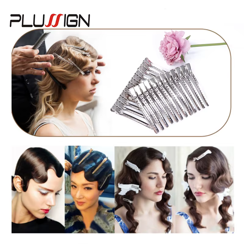 Pinces à cheveux en métal pour coiffure