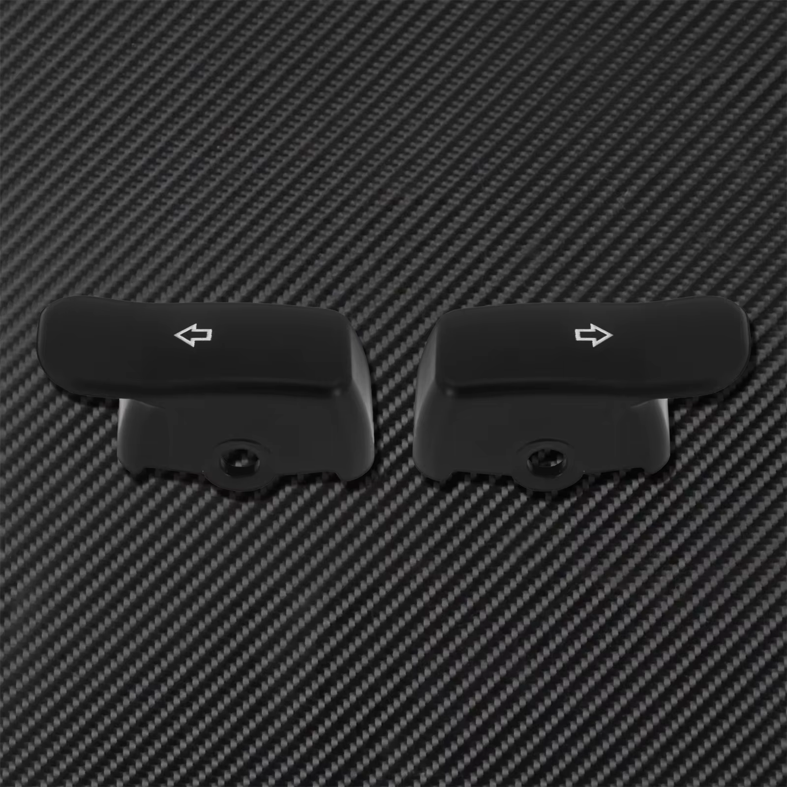 Capuchon d'extension de clignotant de moto, couvercle étendu de bouton de commutation noir pour Harley Softail Fat Boy FL Dyna Sportster XL 883 1200