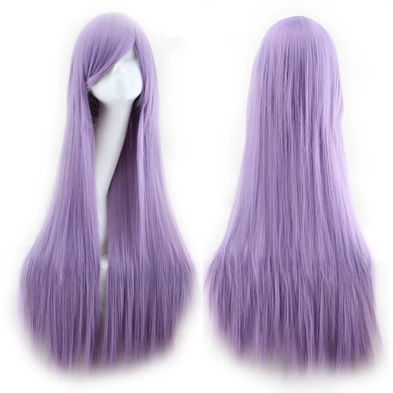 Perruques de cheveux synthétiques pour femmes perruque de Cosplay 80 cm
