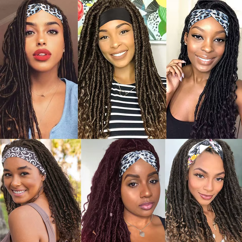 Wakego-Perruque de Dreadlocks Longs pour Femme