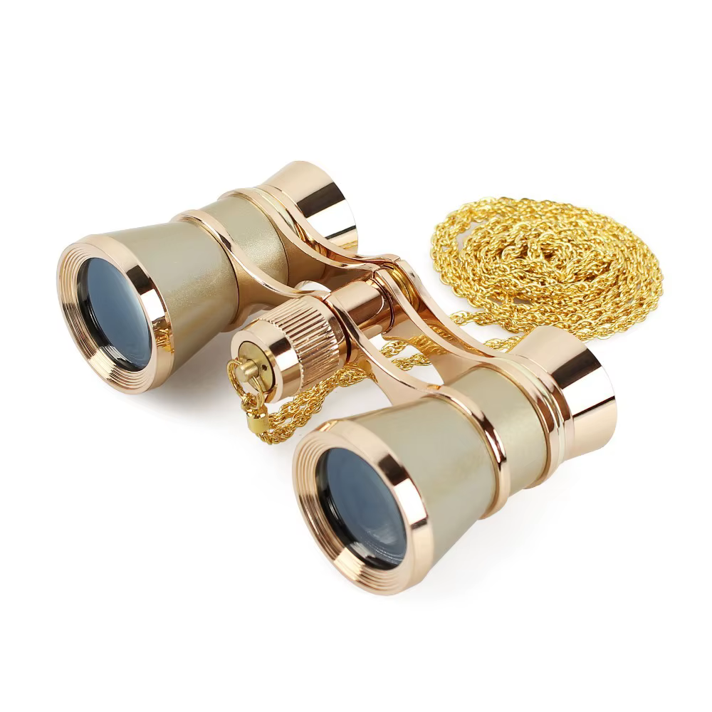 Thérapie d'opéra 3x25 lunettes pliables classiques jumelles corps en métal lentille optique télescope de théâtre Design rétro cadeaux pour femmes