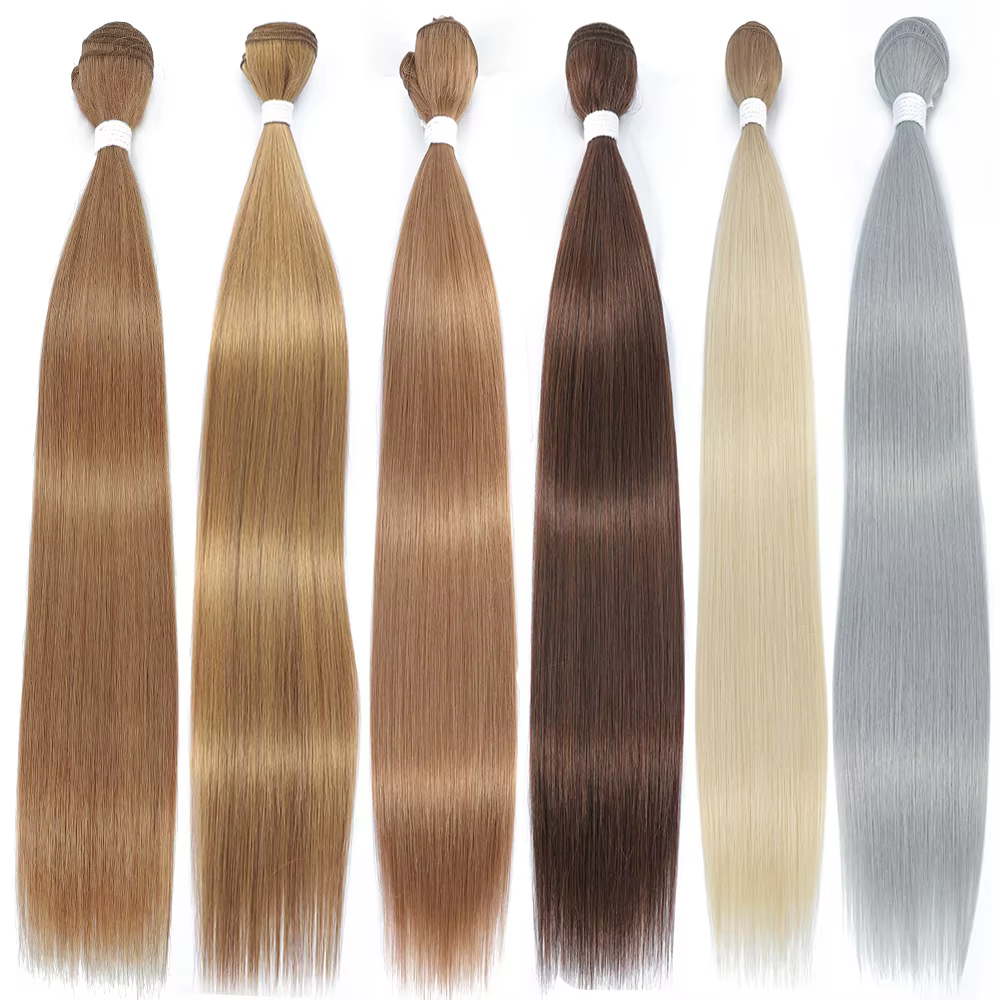 Extensions de cheveux raides tissage
