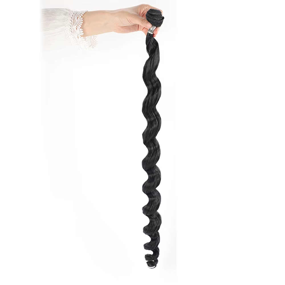 Extensions de cheveux synthétiques ondulés pour femmes