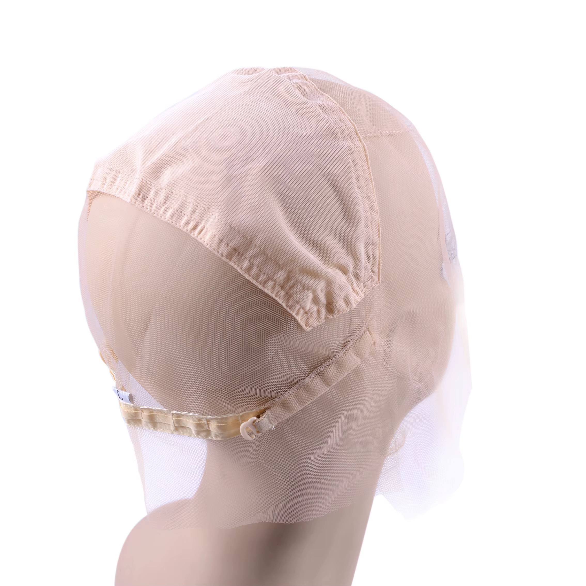 1 pièce Base de perruque beige en dentelle complète pour la confection de perruques entièrement faites à la main avec