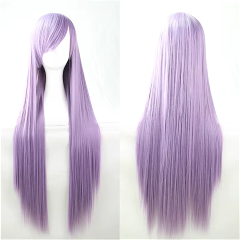 Perruques de cheveux synthétiques pour femmes perruque de Cosplay 80 cm