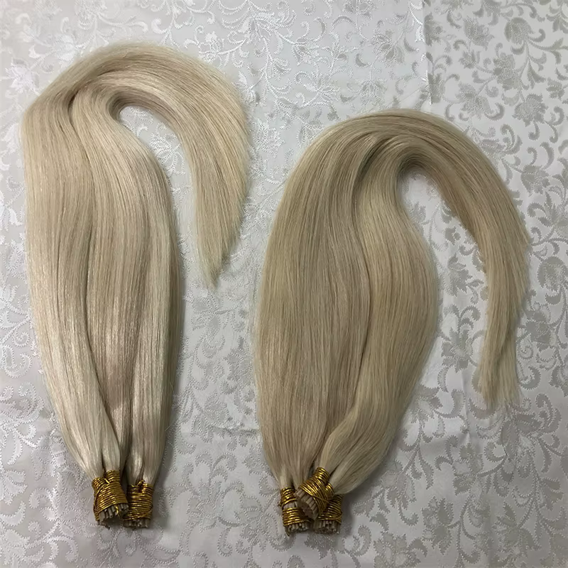 Extensions de Cheveux Naturels Remy Lisses Faits à la Machine
