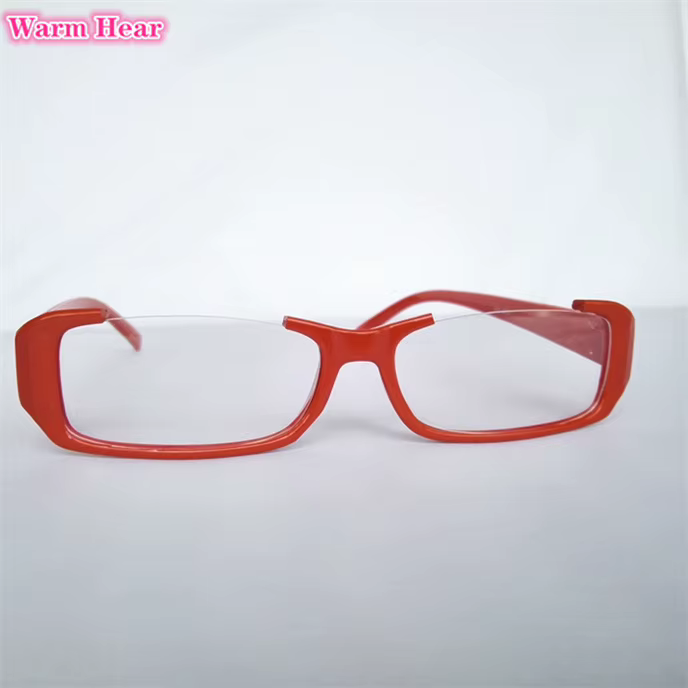 Perruque cosplay rouge courte avec lunettes, info-chan, YPanama e Info Chan, perruques de cosplay de cheveux à degré de chaleur + un bonnet ultraviolet