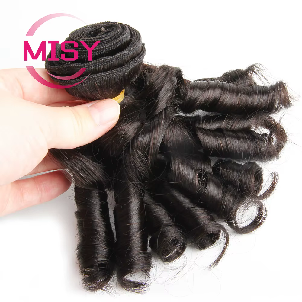 Tissage en lot brésilien naturel Remy bouclé ombré pour femme