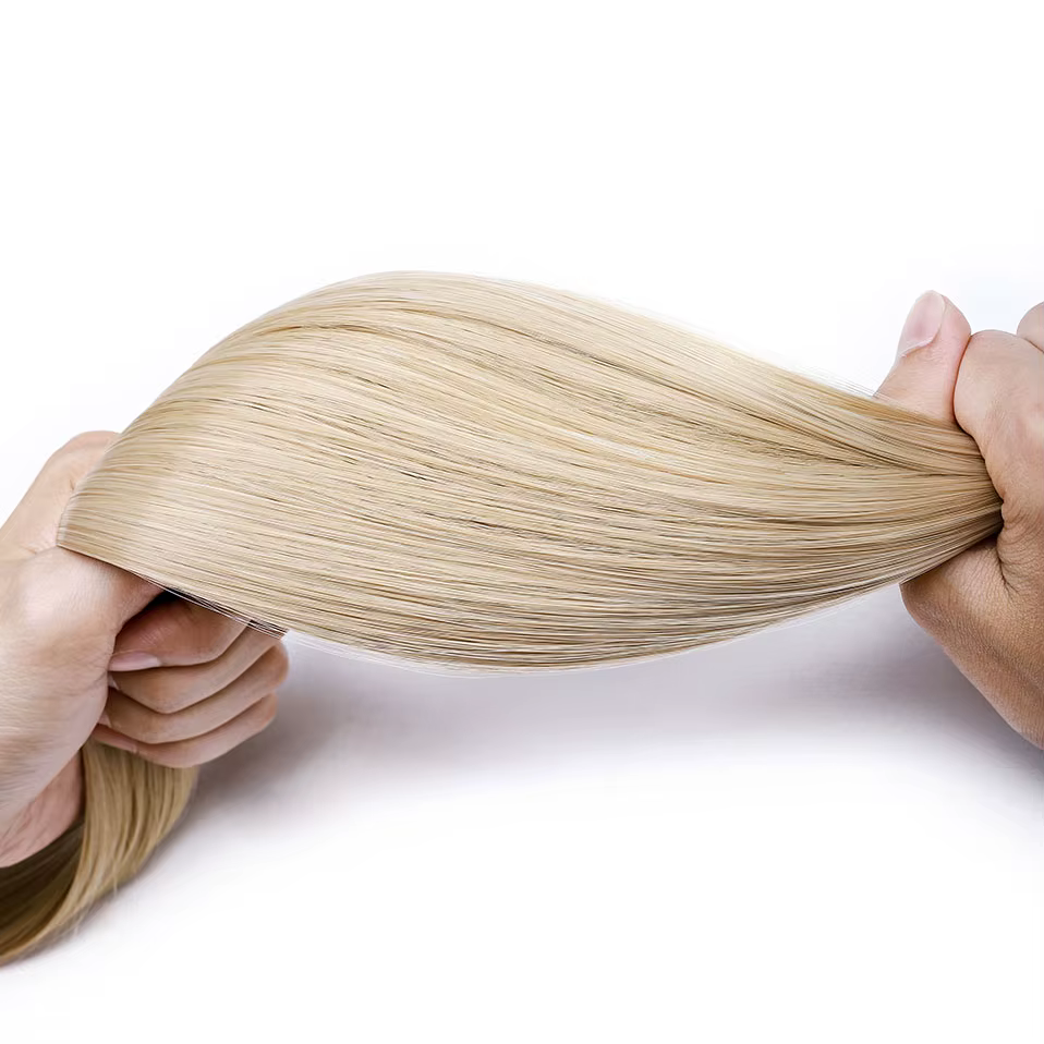 S-noilite Synthétique Clip dans les Extensions de Cheveux Noir Brun Naturel Droite 58-76 cm Long Haute Tempreture