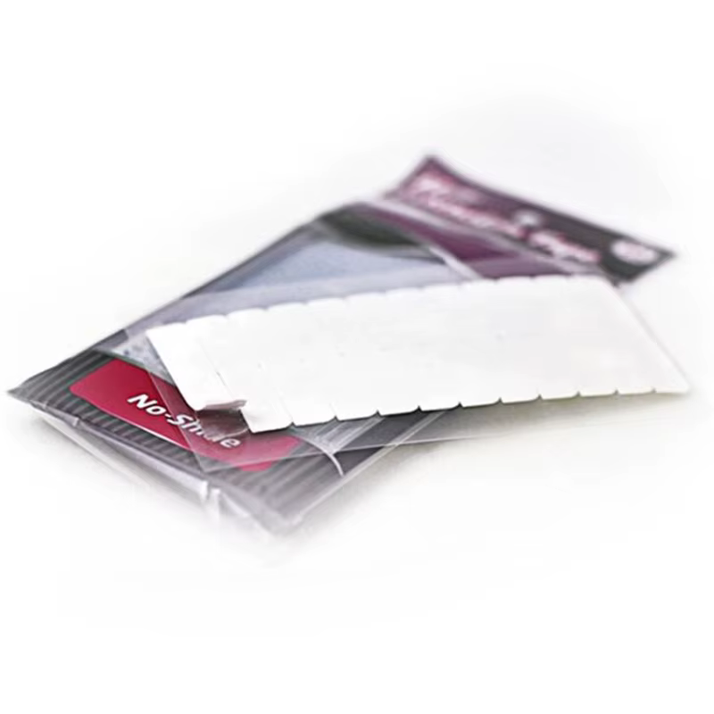 10*12 pcs/lot ruban d'extension de cheveux blanc sans brillance 0.8*4 cm