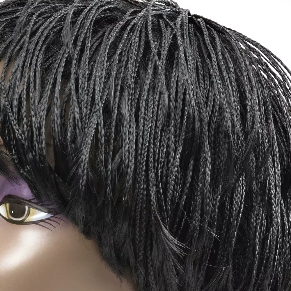 Perruque tressée en boîte de Crochet pour femmes noires