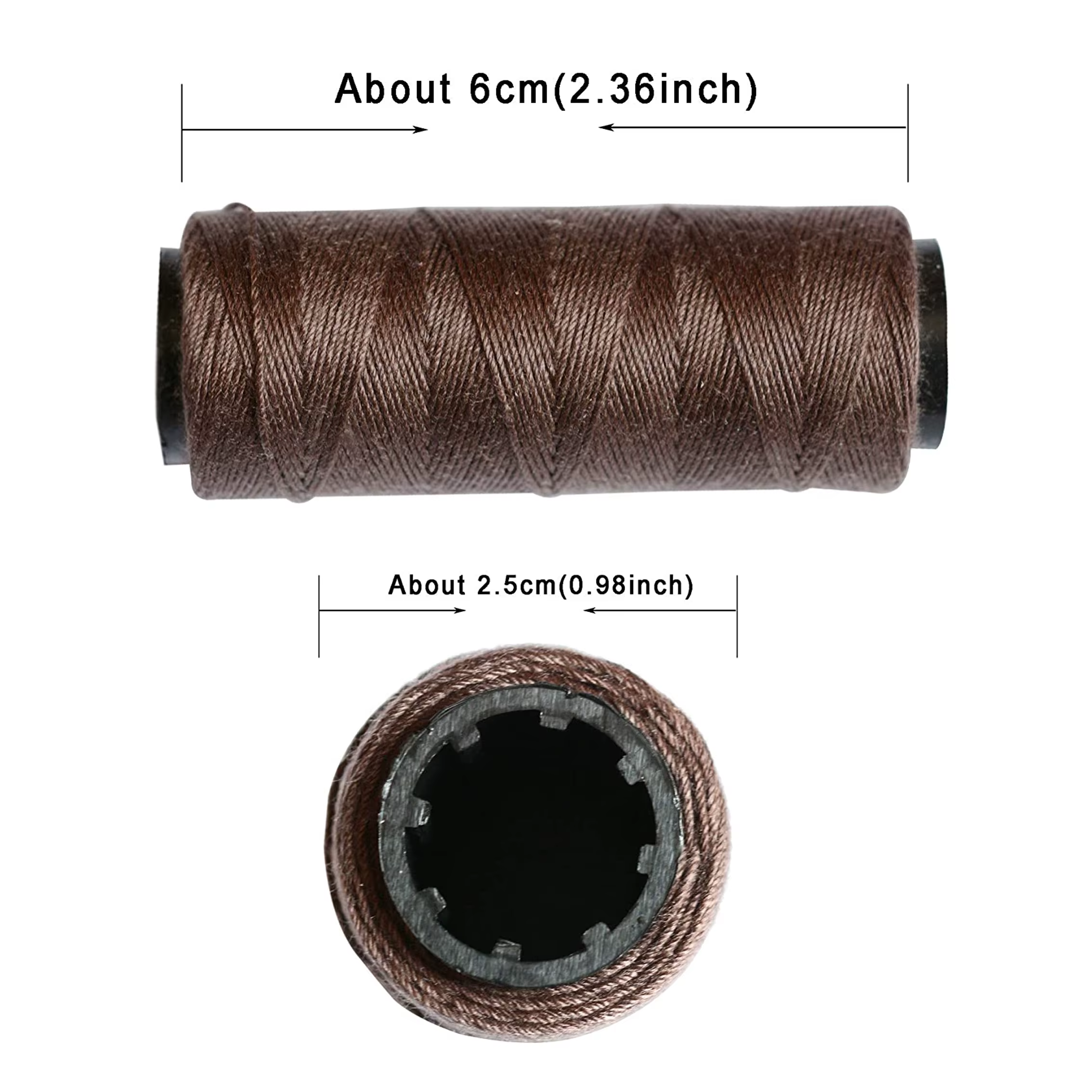 Fils de tissage de cheveux 3 rouleaux/5 rouleaux aiguilles incurvées C 4 pièces fil à coudre outils de fabrication de perruque