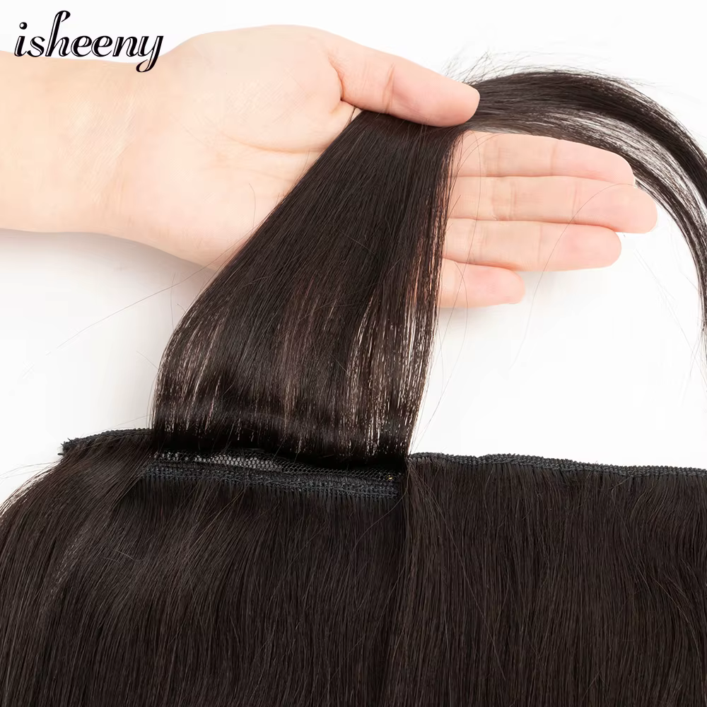 Extensions de cheveux humains Remy brésiliens à clipser