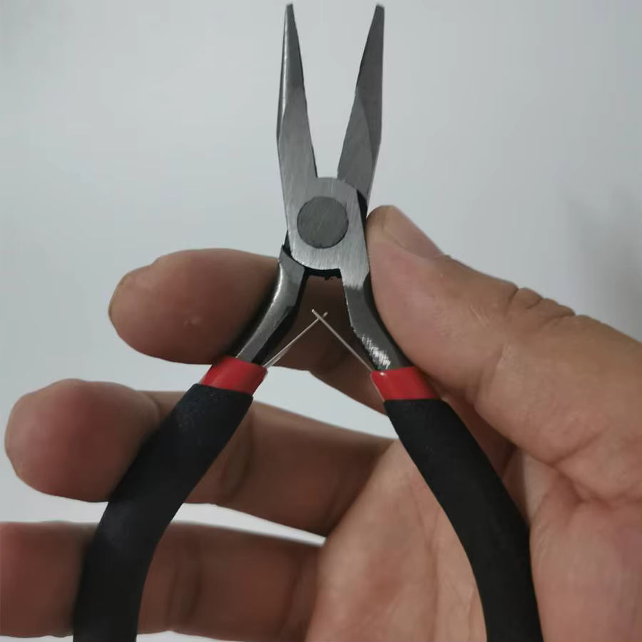 Pince à sertir en métal pour extensions de cheveux, pince szczypce pense tang, accessoires pour cheveux, outils