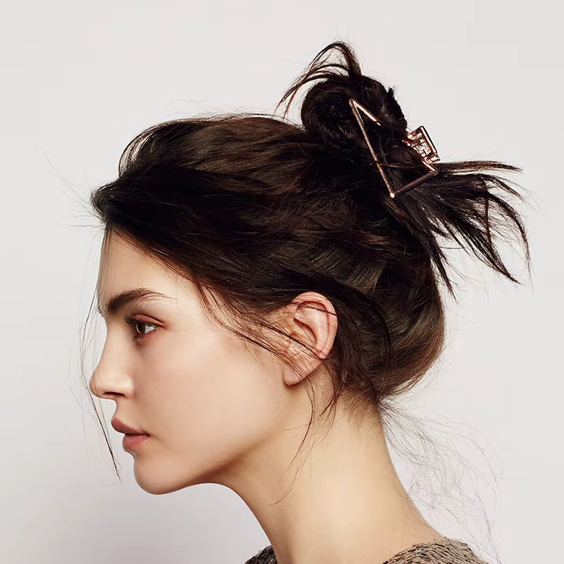 Pinces à cheveux crabe en métal pour femmes