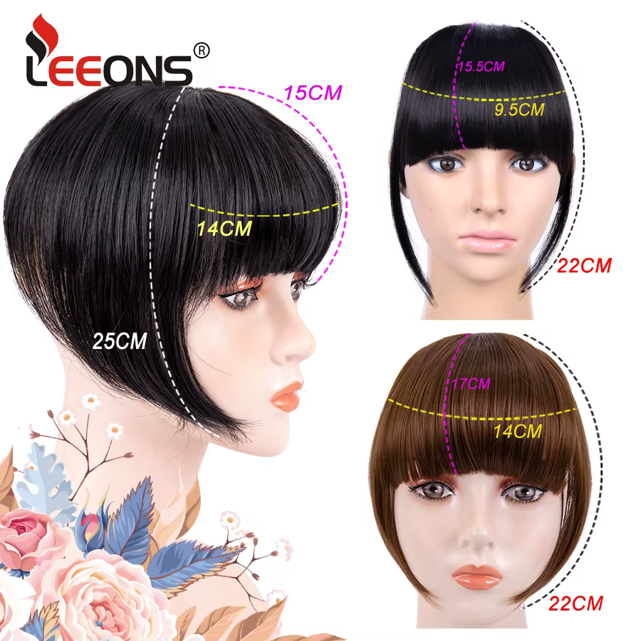 Leeons synthétique frange