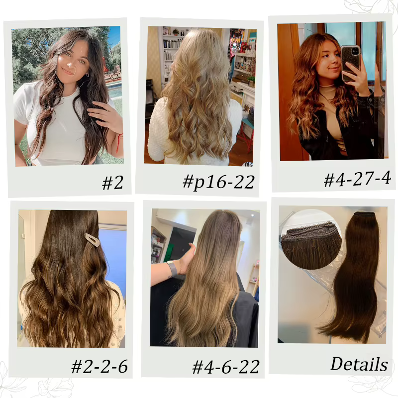 Extension de cheveux naturels