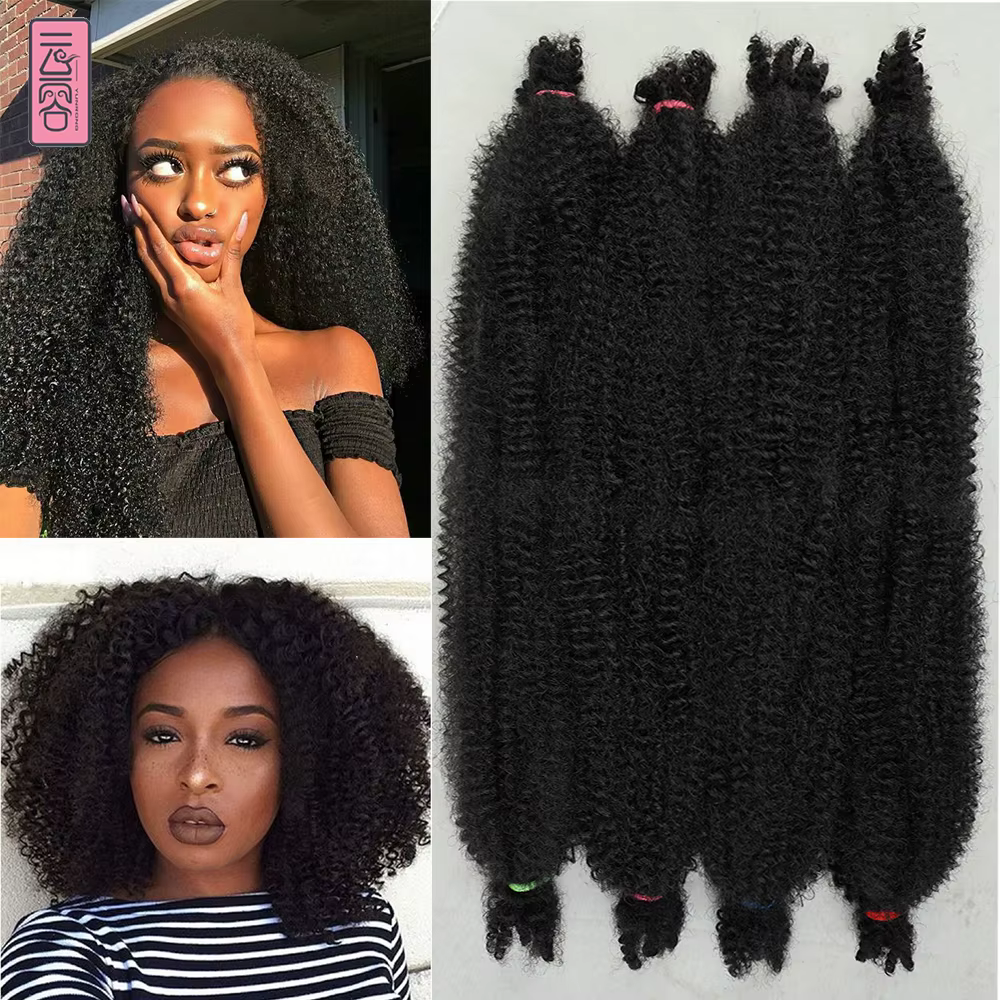 Extensions de cheveux afro crépus Marley pour tresses au crochet