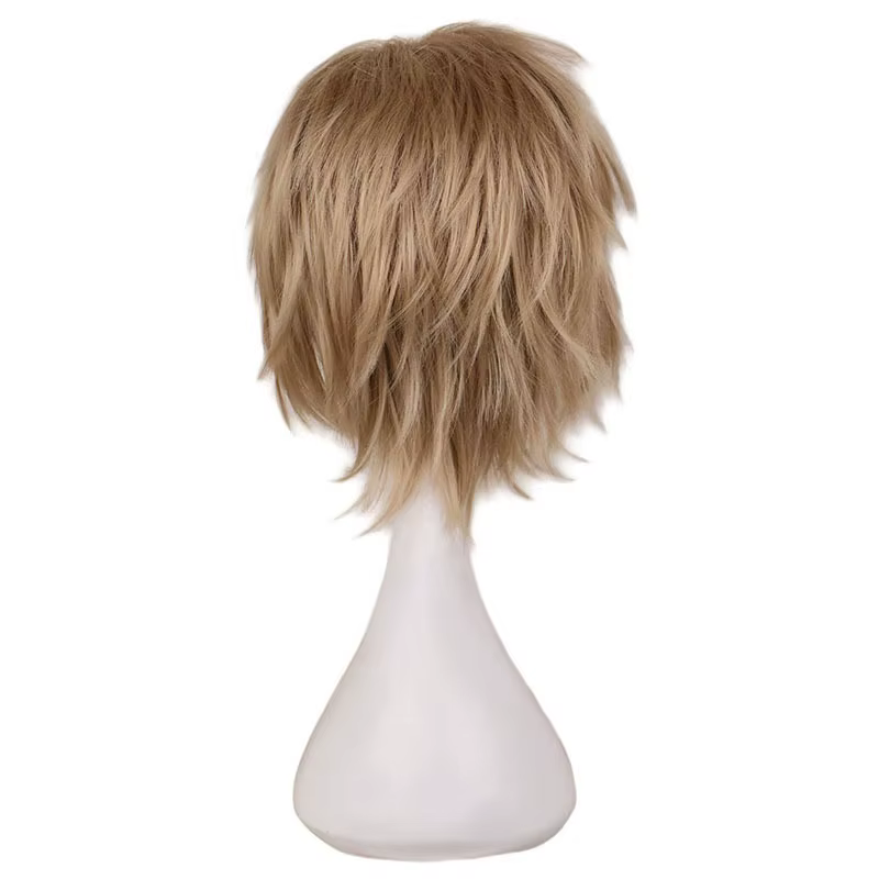 Danganronpa Byakuya Togami Cosplay perruque Blonde foncée