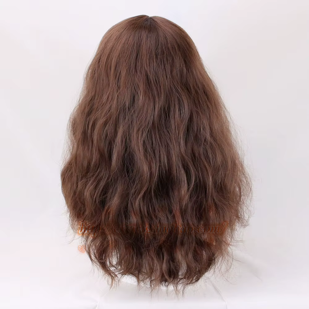 Hermione Jean Granger Cosplay perruque marron bouclés résistant à la chaleur cheveux synthétiques