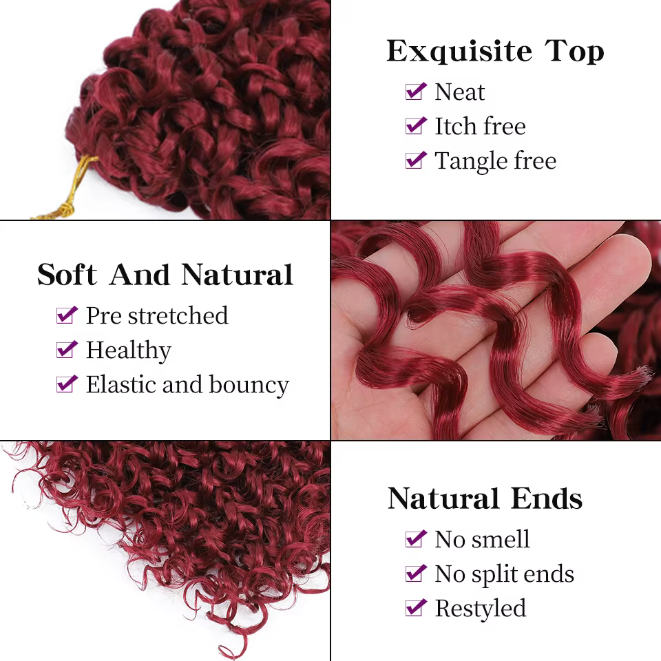 Crochet cheveux Afro boucles tressage Extension
