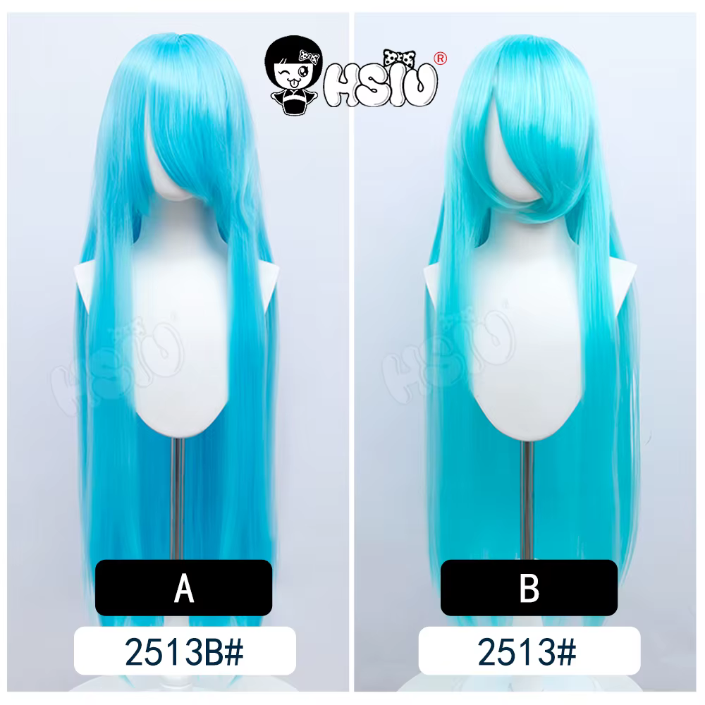 Anime nouveau style Cosplay longue perruque 「HSIU」fête