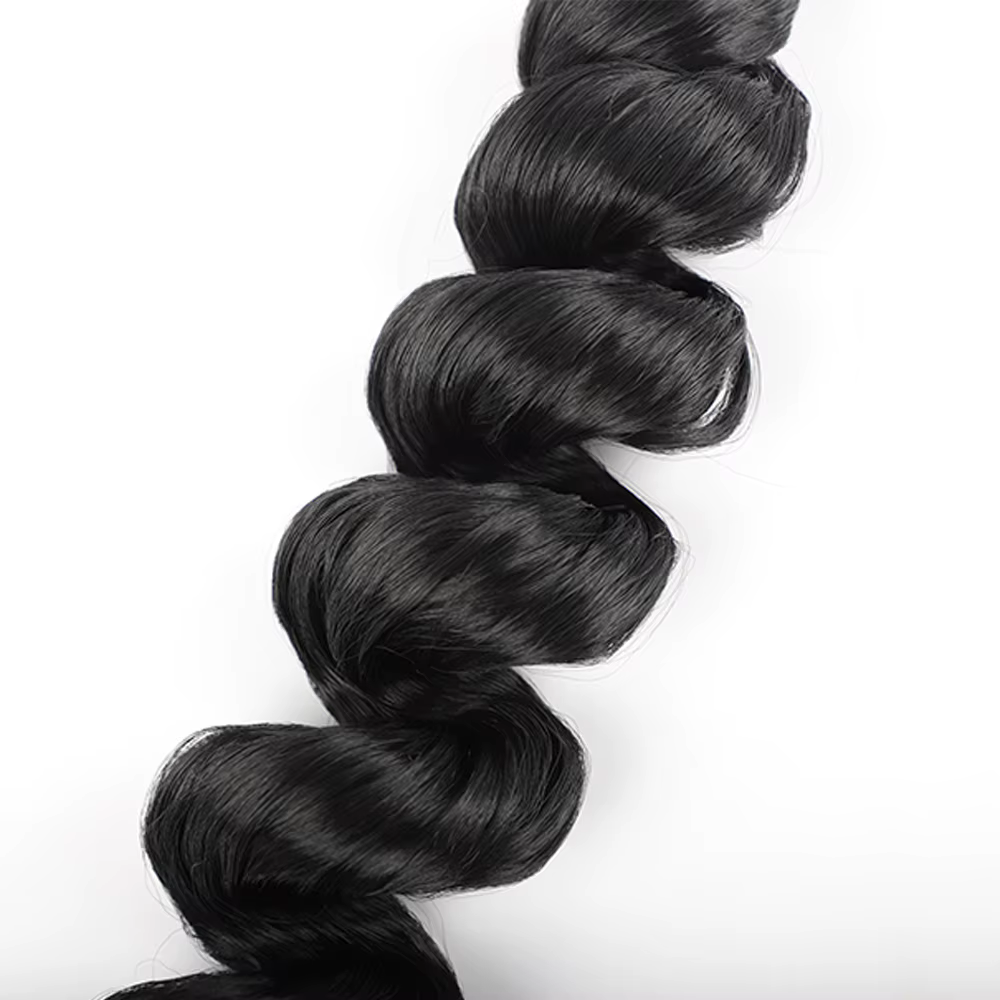 Extensions de cheveux synthétiques ondulés pour femmes