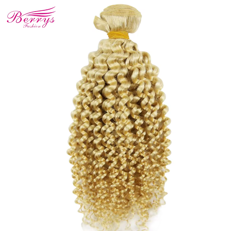 Berrys Fashion – Lots de mèches brésiliennes bouclées blondes 613