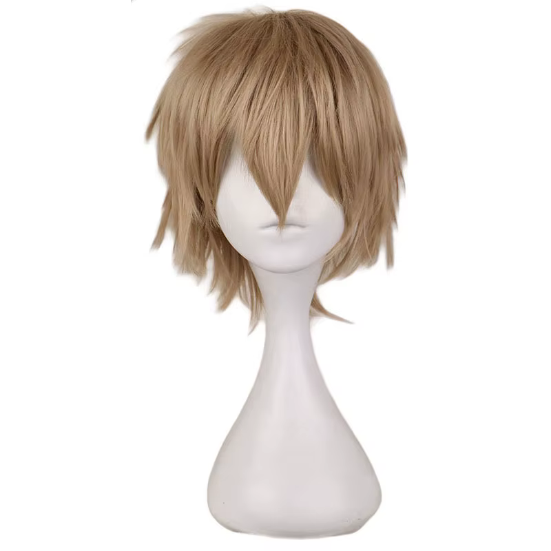 Danganronpa Byakuya Togami Cosplay perruque Blonde foncée