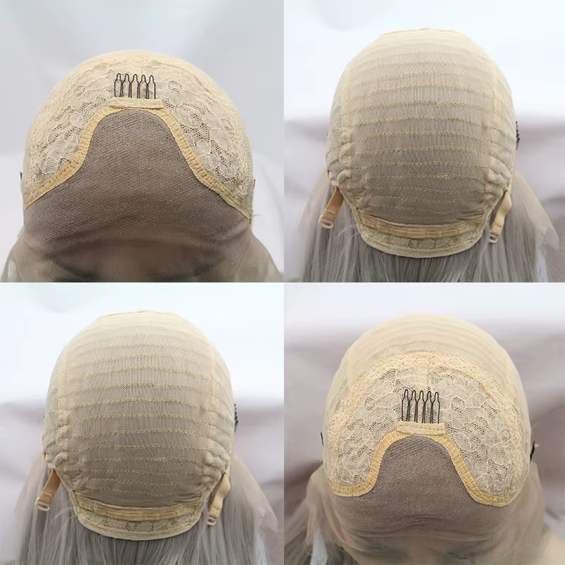 Perruque Lace Front Synthétique Bouclée pour Femme, Cheveux Longs, Blonde Rouge, Deep Curly, Soft Glueellers, Densité 180%, Preplucked, 03/Cosplay, 26"