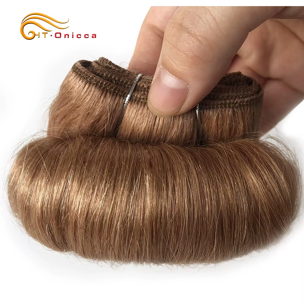 Bundles de tissage de cheveux humains bouclés indiens
