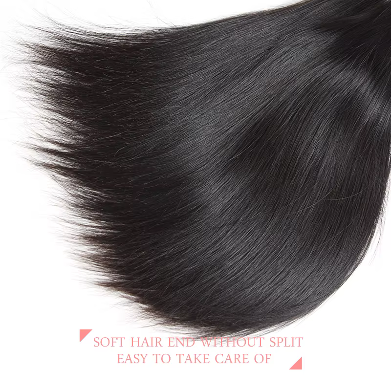 Addbeauty-Extension Capillaire Brésilienne Naturelle Lisse