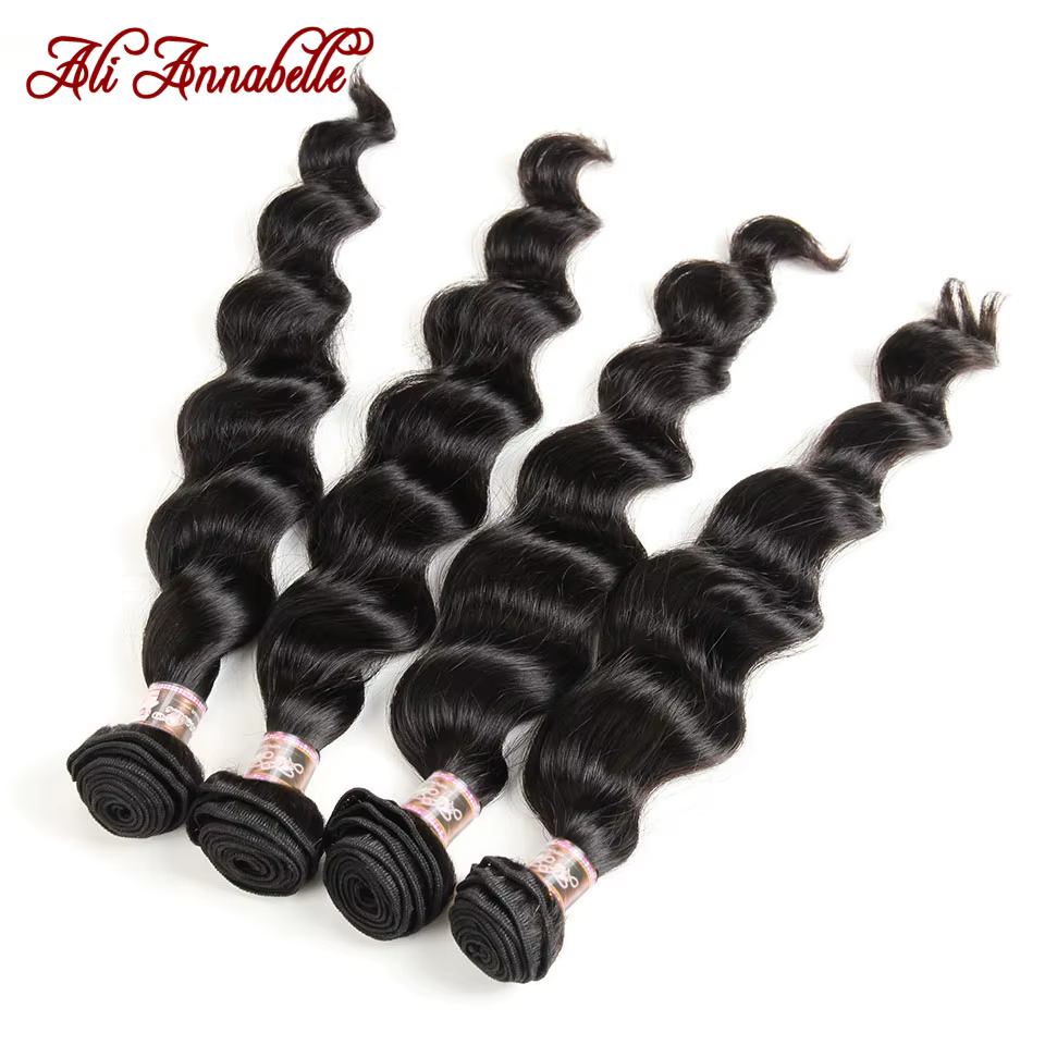 Tissage en lot Loose Wave brésilien 100% naturel – ALI ANNABELLE